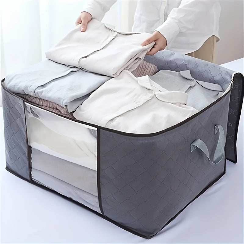 Large Capacity Clothes Storage Bag Travel Makeup Organizer with Reinforced Handle