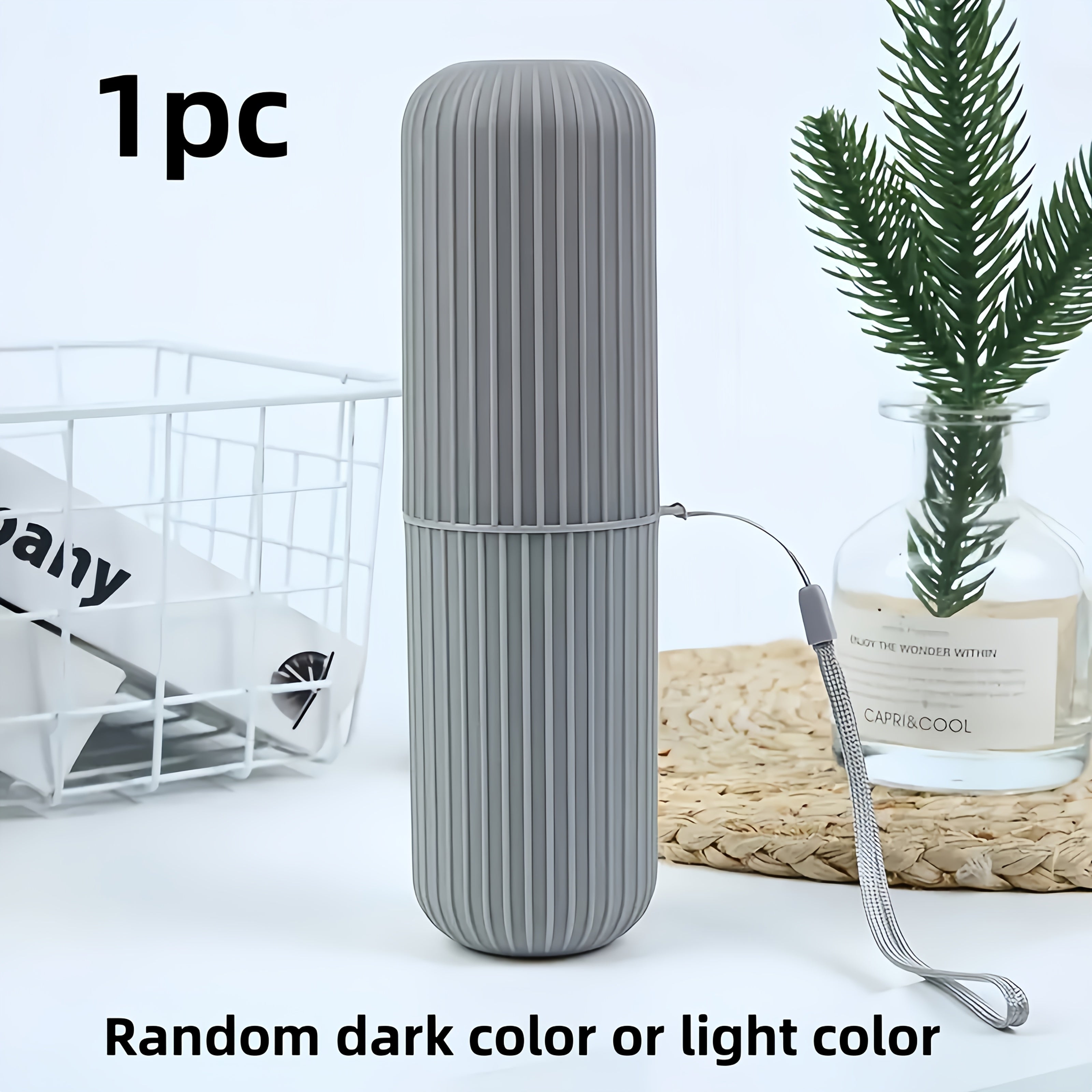 Travel Toothbrush Holder Multi-Color Portable for Travel Camping Kids Adults