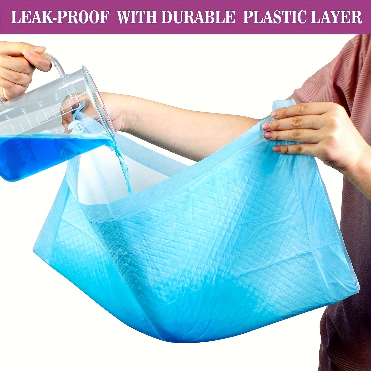 Paquete de 80 almohadillas de entrenamiento para perros de 55x85cm, almohadillas desechables para orinar con 6 capas de control de olores