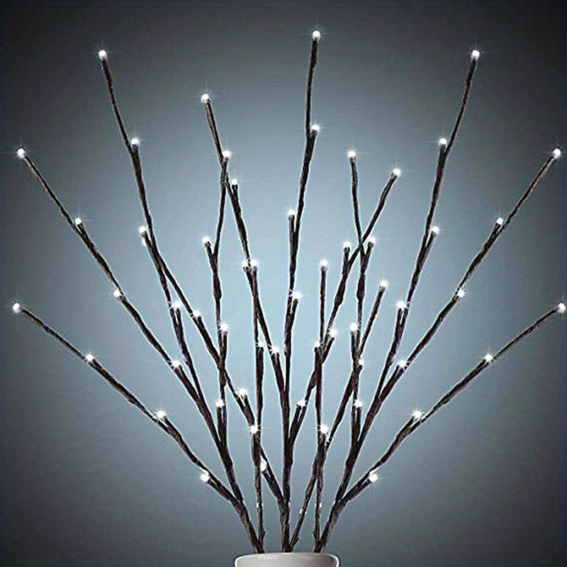 20LED Tree Branch Lamp Indoor Decorative Fairy Lights for Festive, Wedding, Ramadan Eid, Valentine's Day