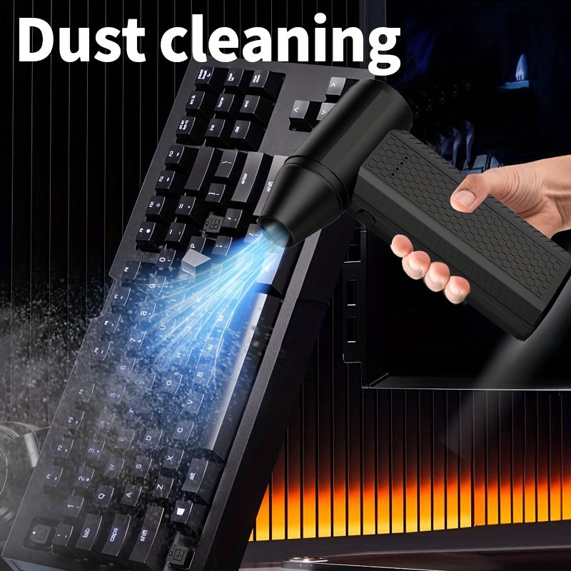 Portable Handheld Fan with 8000mAh Battery and Adjustable Airflow