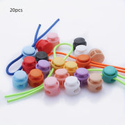20 Pcs Color Nylon Spring Buckles for Shoes Luggage-Adjustable Buckles