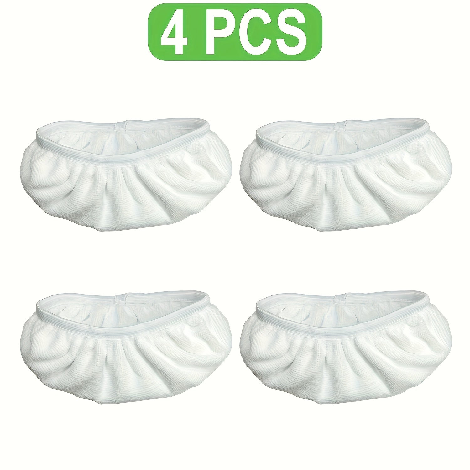 Microfiber Mop Replacement Pads Set of 4 for Wet Dry Floor Cleaning