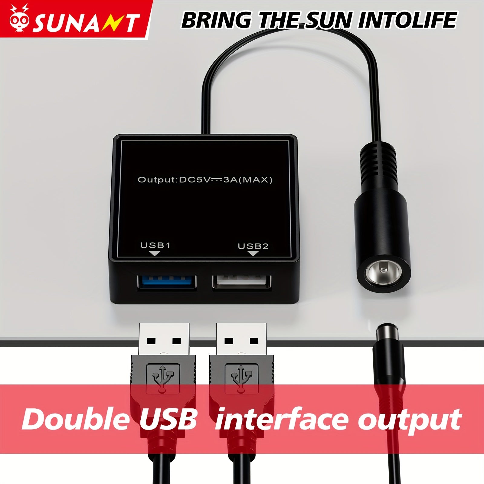 2-Pack 50W Solar Panels with USB DC Charging Controller for Cars Yachts RVs