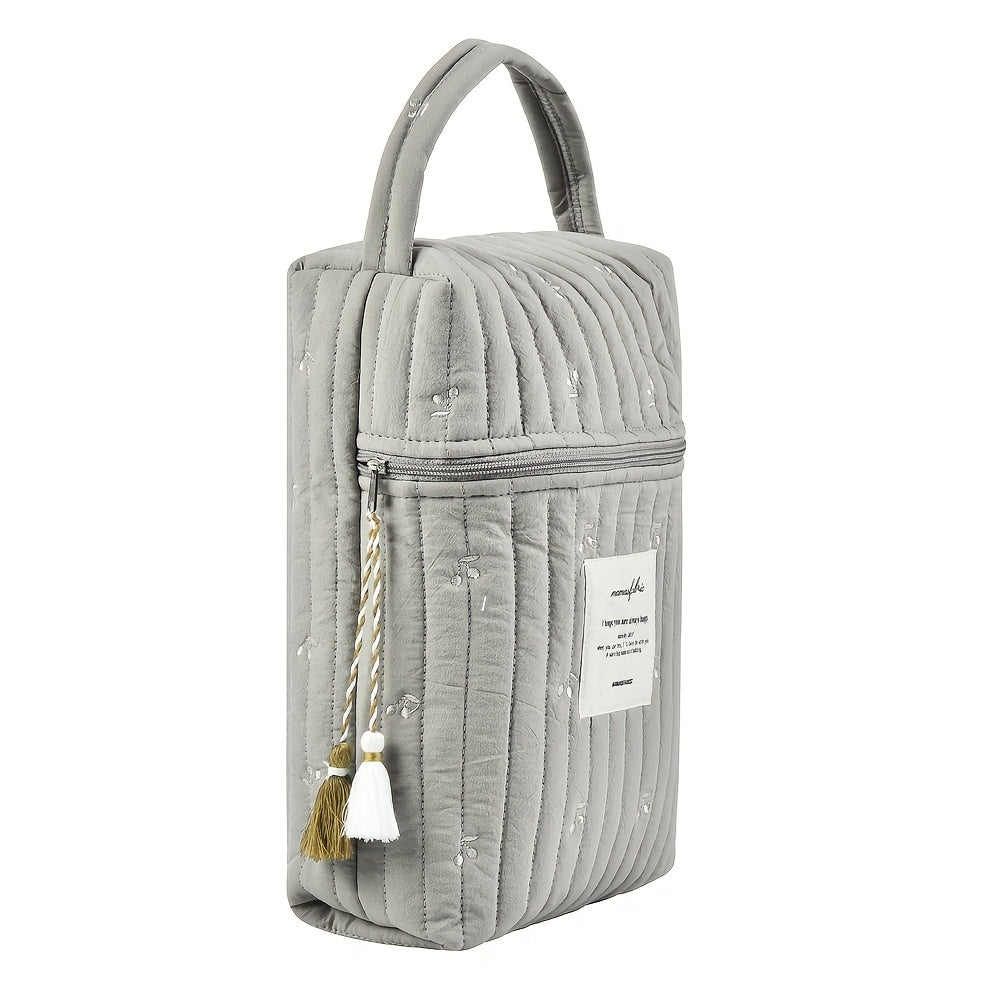 Сумка для подгузников, сумка для мамы, сумка для хранения подгузников с вышивкой, висячая сумка для коляски, портативная сумка для хранения подгузников