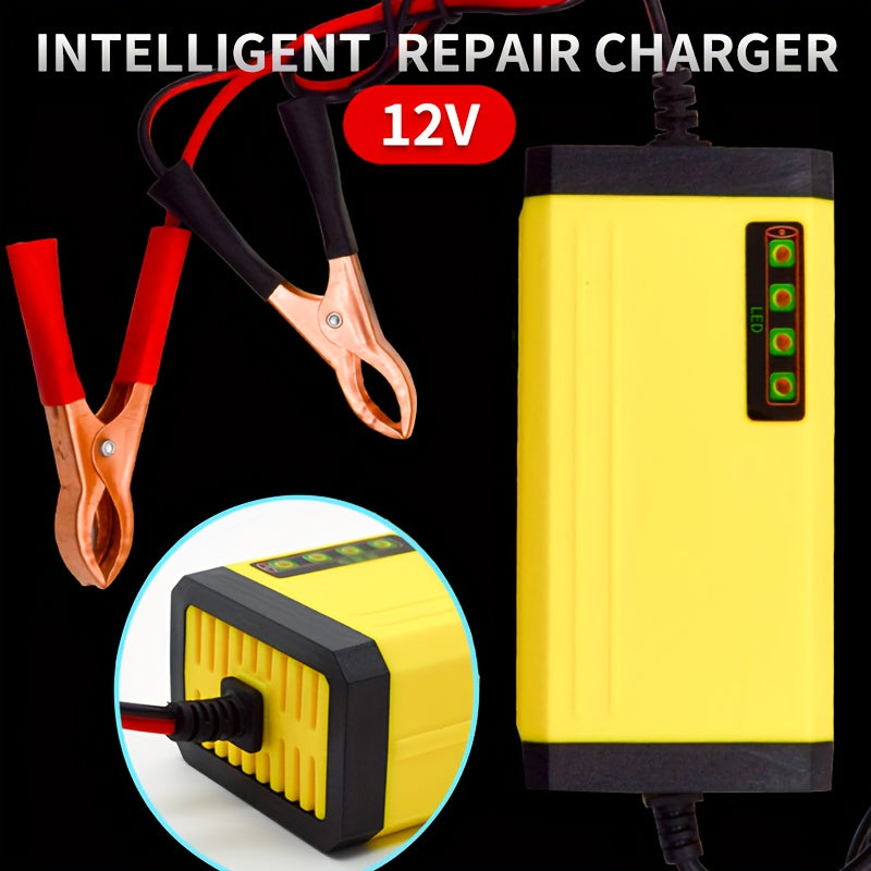12V 2A Automatic Battery Charger for Lead Acid AGM GEL Vehicles