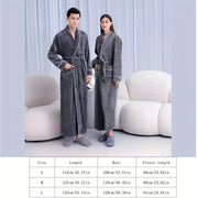 Unisex Plaid Bathrobe Soft Comfortable Modern Knit Fabric 300g Polyester Towel Theme