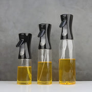 Multi-Function Kitchen Oil Sprayer Refillable Leak-Proof Black Dispenser for Olive Oil Cooking