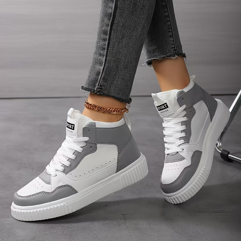 Women's Waterproof Low-Top Sneakers with PU Upper and EVA Sole for Casual Wear