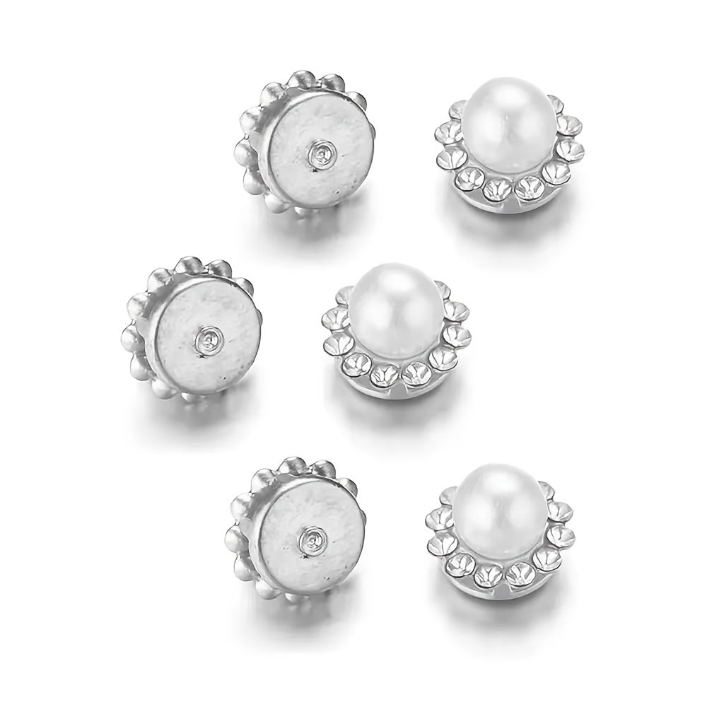 200 piezas de cuentas de flor de rhinestone y perlas con garras doradas para hacer joyería