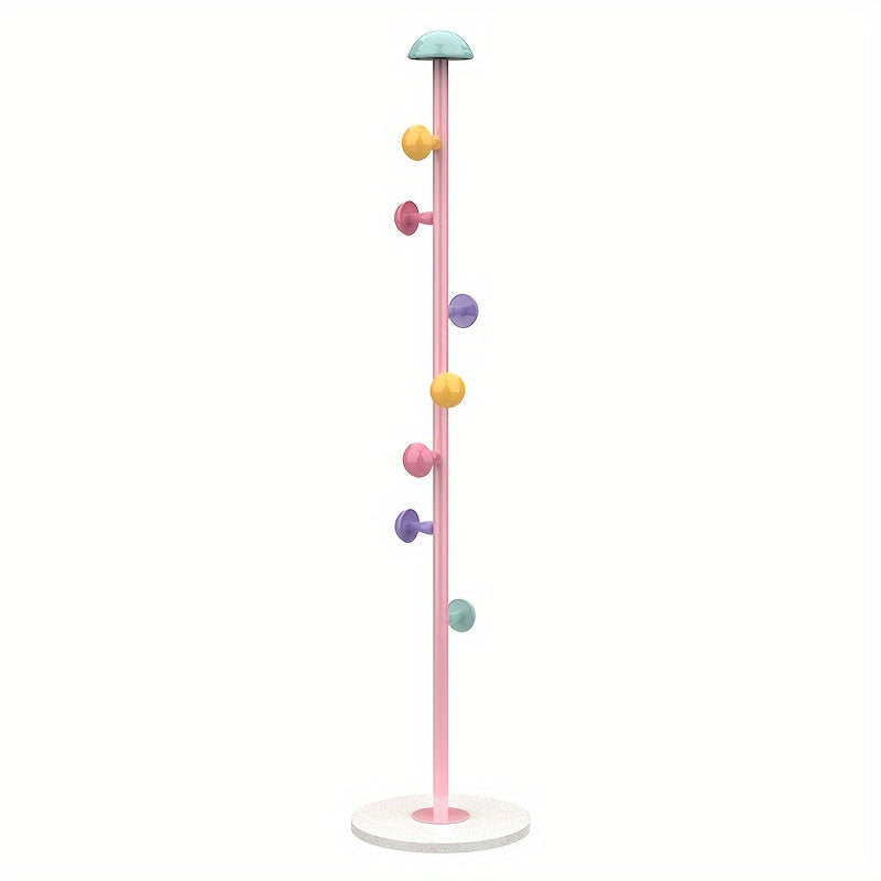 Perchero resistente de acero al carbono con 7 ganchos, de pie, moderno para hogar y dormitorio