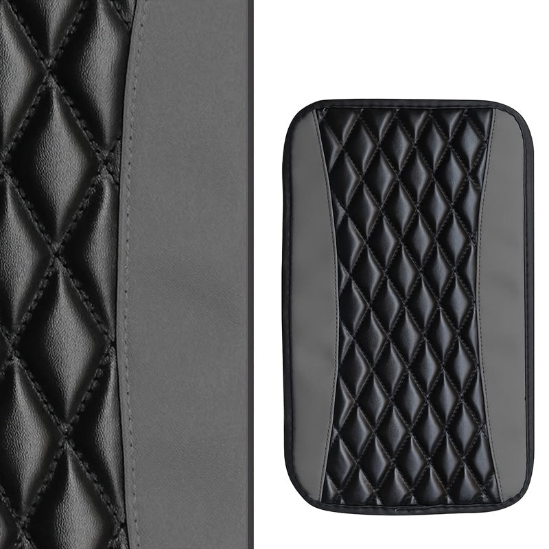 Car Interior Accessory Carbon Fiber Armrest Cover for Most Vehicles