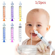 Juego de 2 aspiradores nasales reutilizables para bebés y niños
