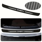 Avtomobil ichki qismi uchun karbon tolali eshik tutqichining himoya filmi to'plami 5 dona oyoq qadamining himoyachisi