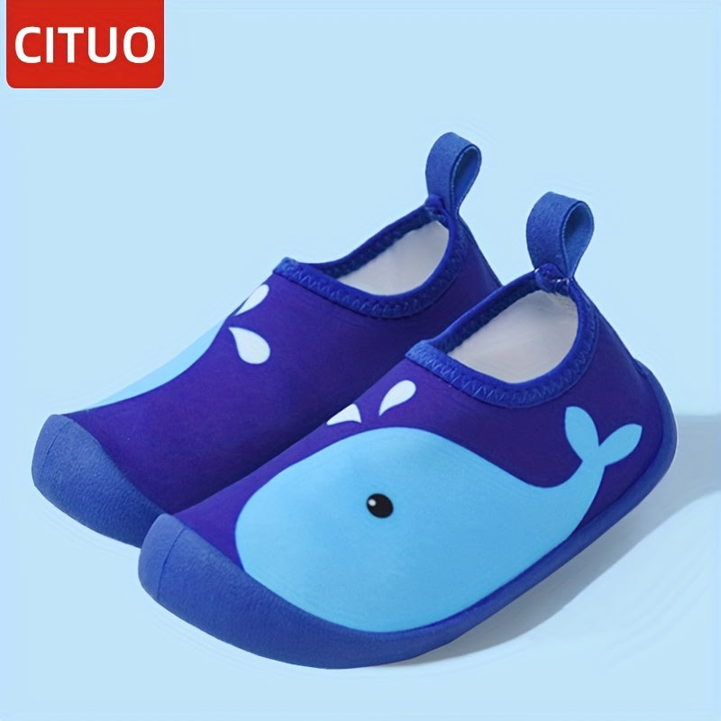 Kids Water Shoes Boys Girls Mermaid Beach Slip-On Non-Slip Quick-Dry Breathable Fabric for Spring Summer