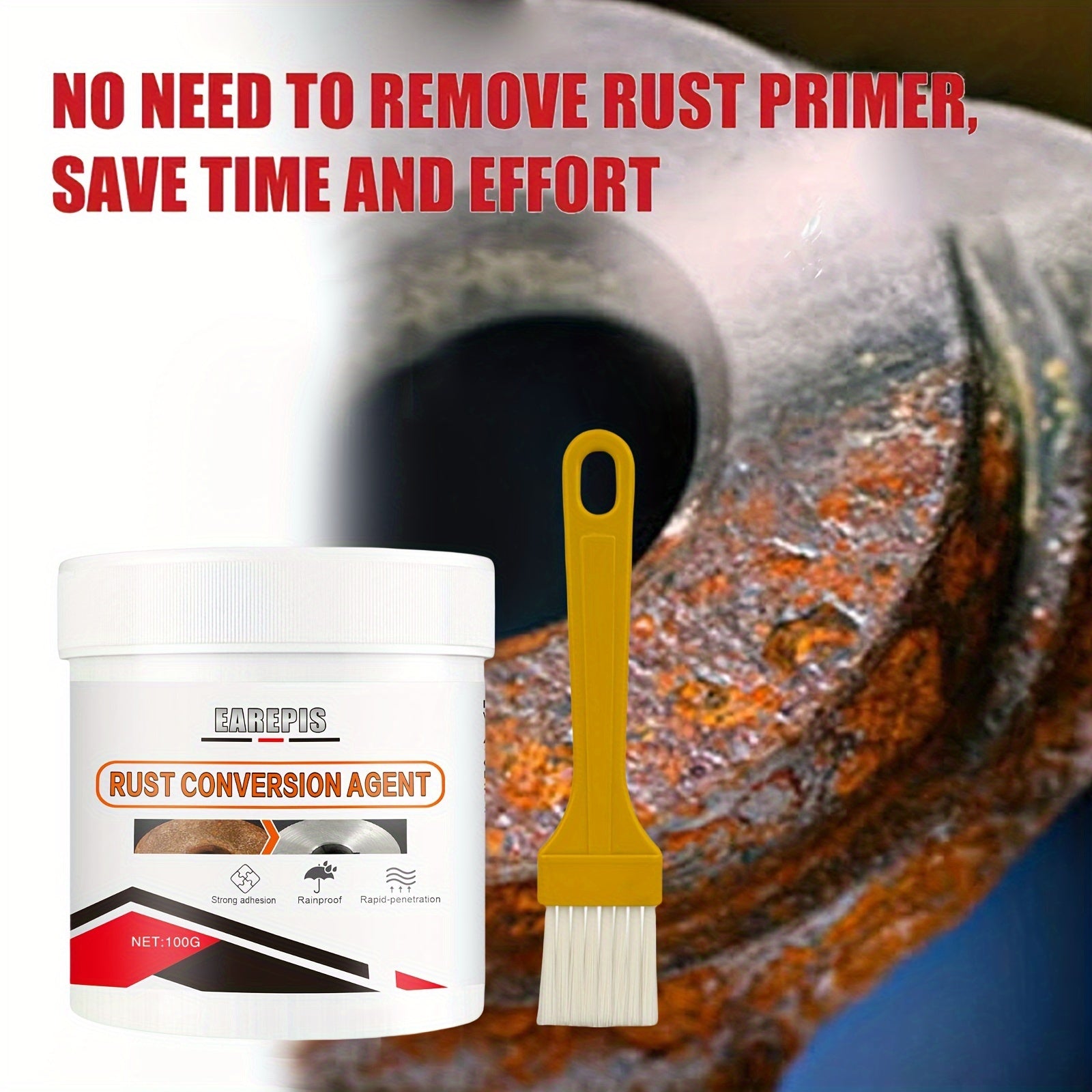 Rust Converter Water-Based Metal Protectant for RVs and Equipment