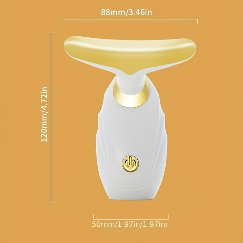 Portable Battery-Operated Facial Beauty Device for Home Massage