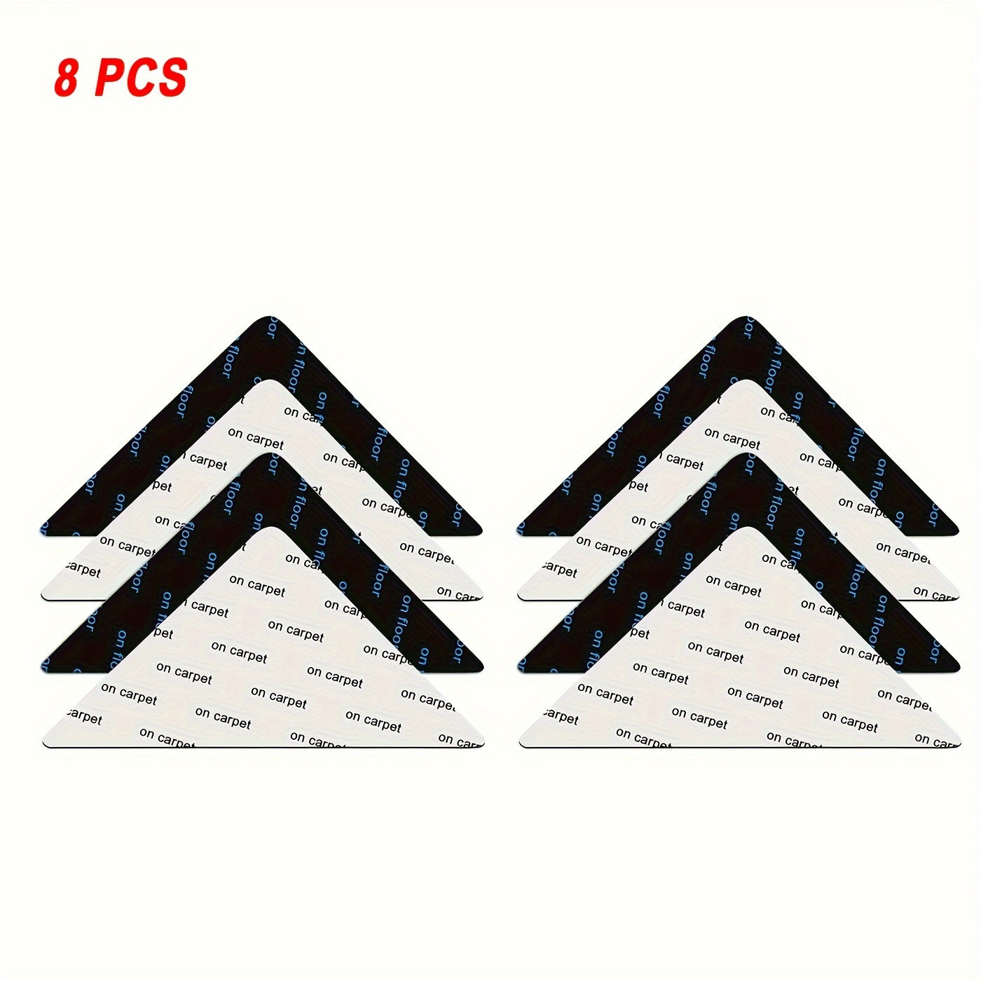 Black And White Carpet Retainer 4/8/12/16/20 Inch Non-Slip Floor Tile Mat