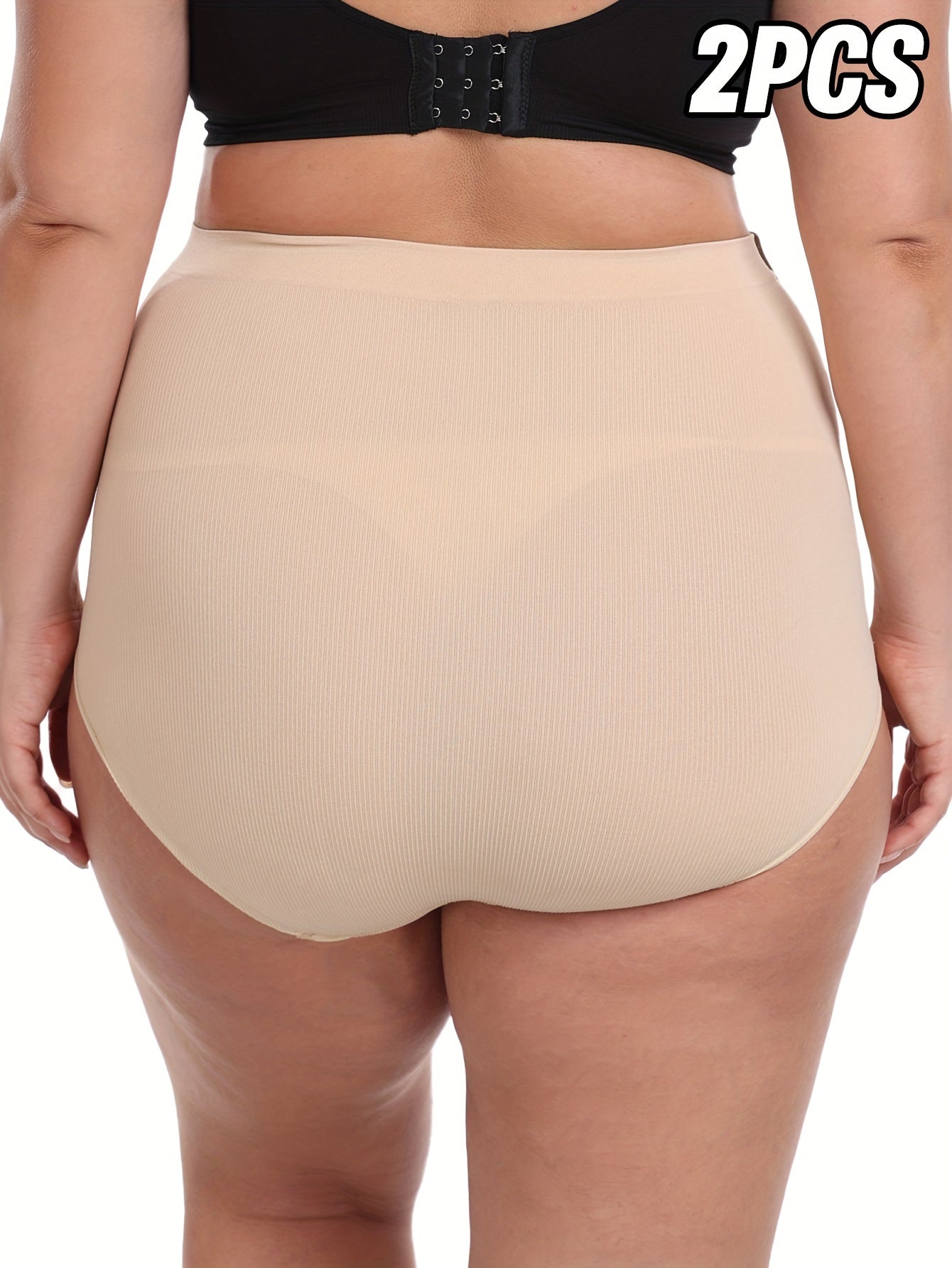 Plus Size Seamless Shaping Briefs for Women Tummy Control Breathable All Season