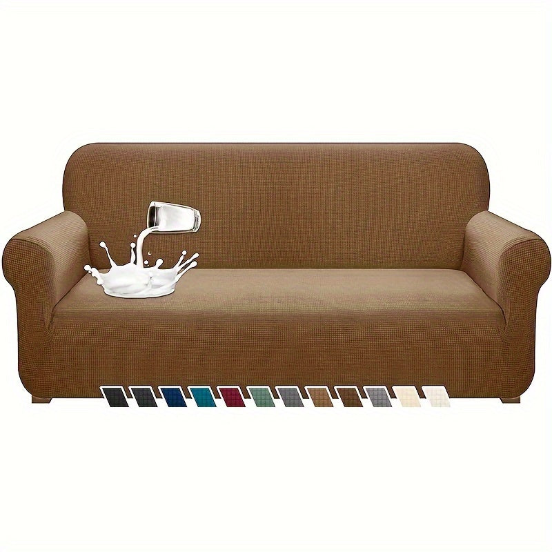 Waterproof Sofa Cover Pet-Friendly Machine Washable Fits Armchair to Sectional Polyester Spandex