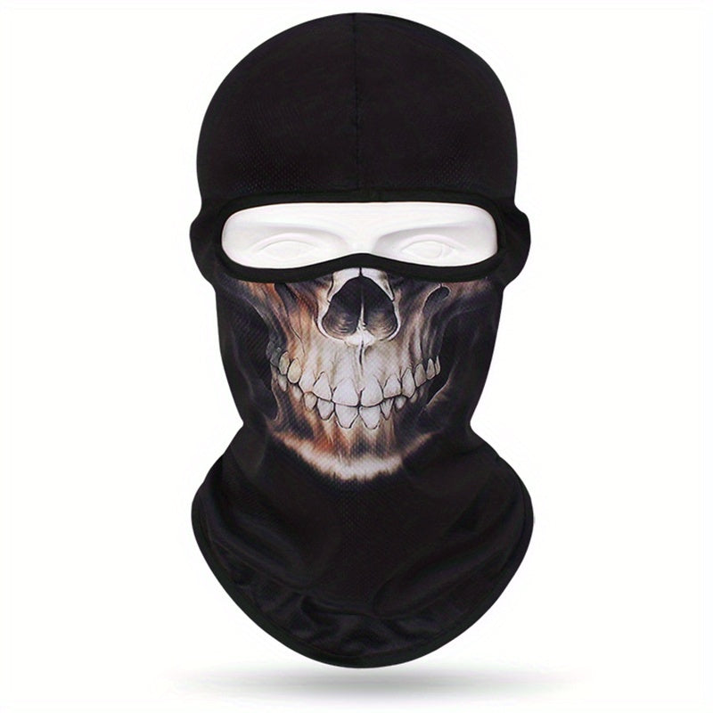 Full Face 3D Anime Skull Balaclava Ski Mask for Men and Women for Cycling Skiing and Outdoor Sports