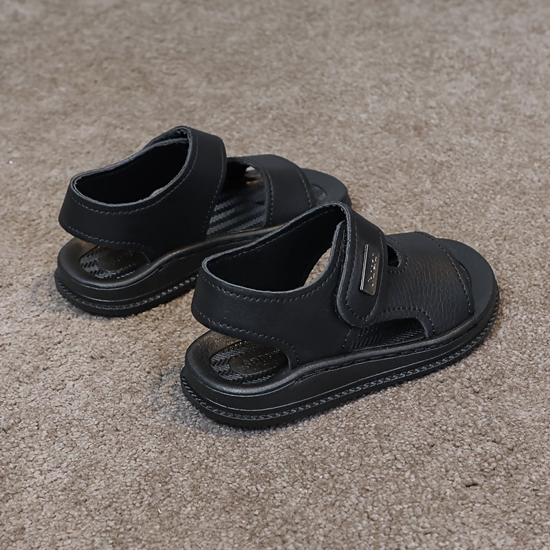 Kids Boys Summer Sandals Non-Slip Open Toe Strappy Beach Shoes Lightweight
