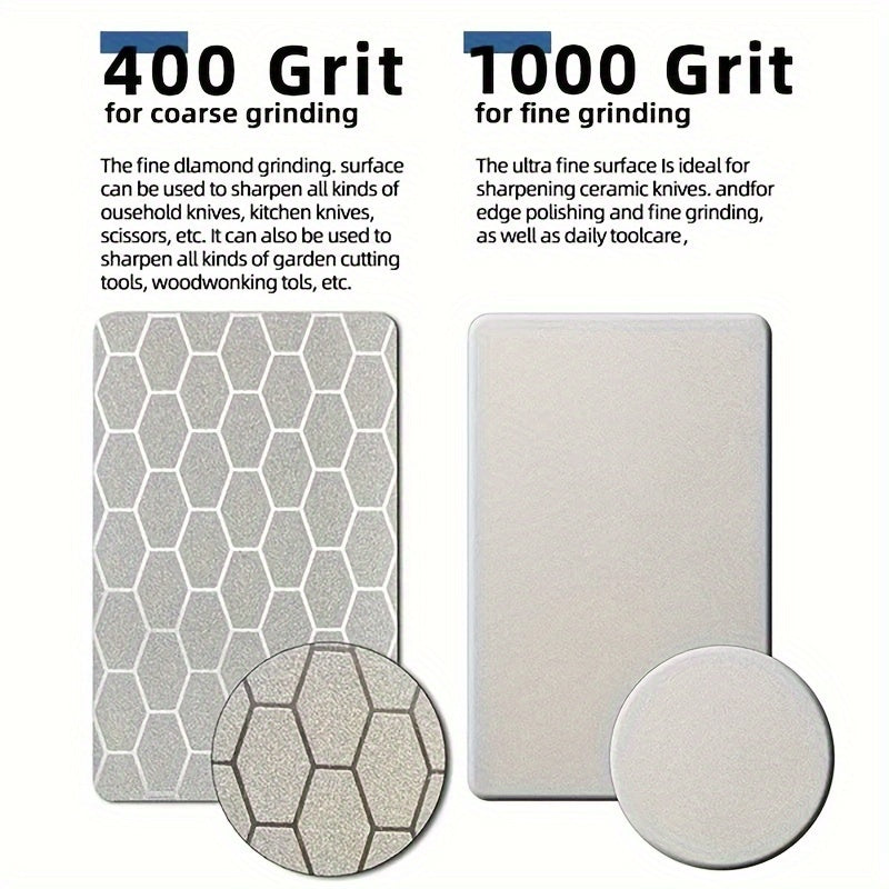 Qoʻlda ishlovchi pichoq silliqlash mashinasi 5-in-1, olmos va keramik qattiqlashtiruvchi bilan oshxona pichoqlari va qaychi uchun