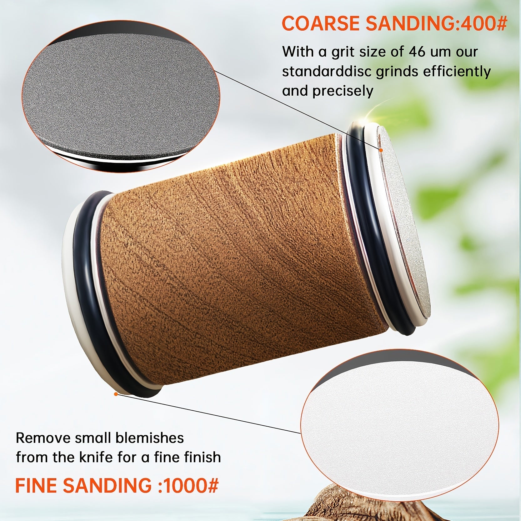 Eng sifatli yog'och pichoq o'tkirlagich - 15° va 20° moslashuvchan burchaklar, portativ dizayn, batareyalar kerak emas - uy oshxonalarida va restoranlarda mukammal.