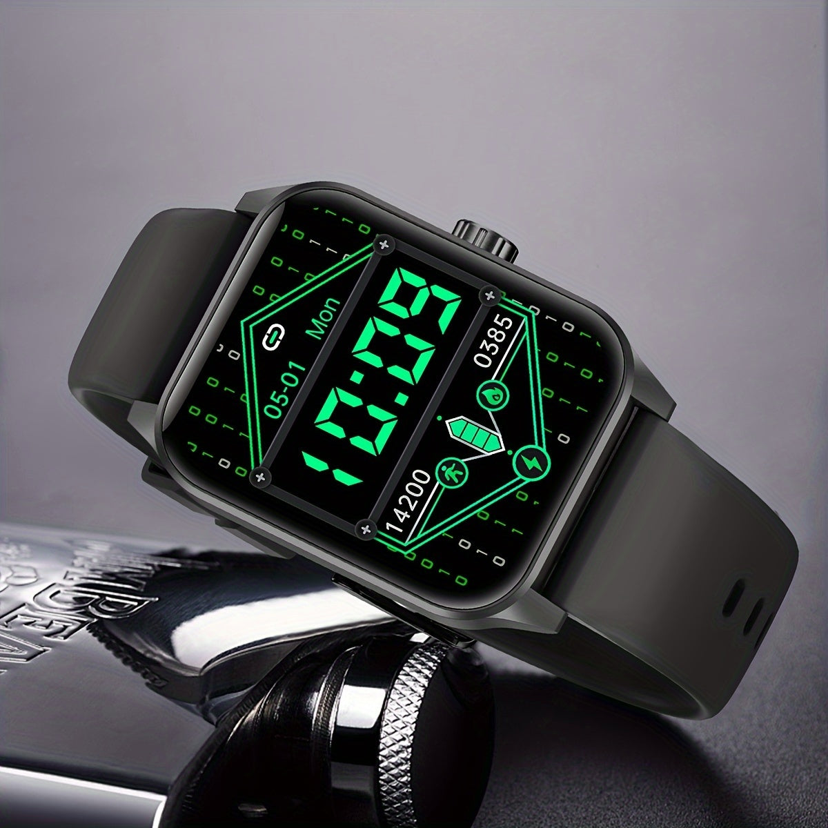 Women's Smartwatch with 1.85-Inch HD Touch Screen, 3D Dials, Long Battery Life, 100+ Sports Modes