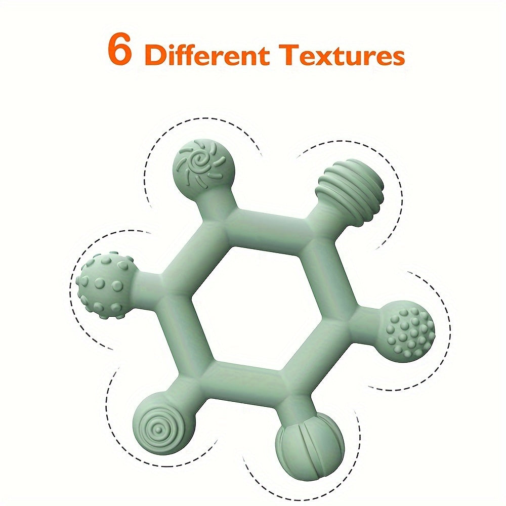 Children's Silicone Teething Toys for Babies 0-18 Months Dishwasher Safe Gift