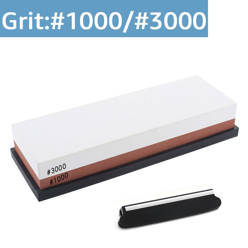 Double-Sided Knife Sharpening Stone for Kitchen, Professional Whetstone, 1000/3000 Grit