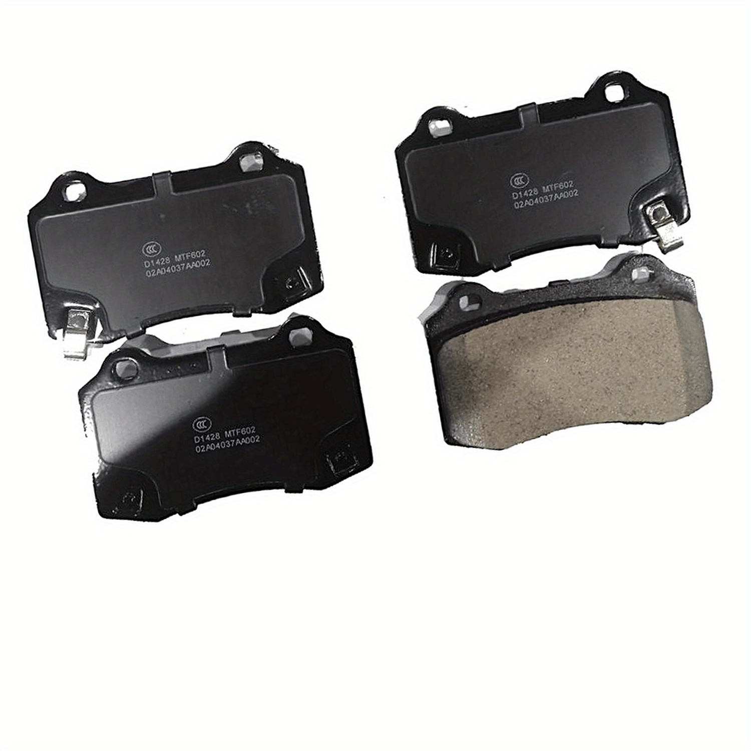 Набор из 4 задних тормозных колодок для автомобилей совместимых с различными моделями, прочные OEM