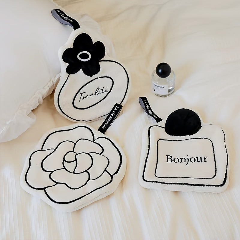 Set of 3 Absorbent Cotton Hand Towels for Home, Kitchen, Bathroom, Travel