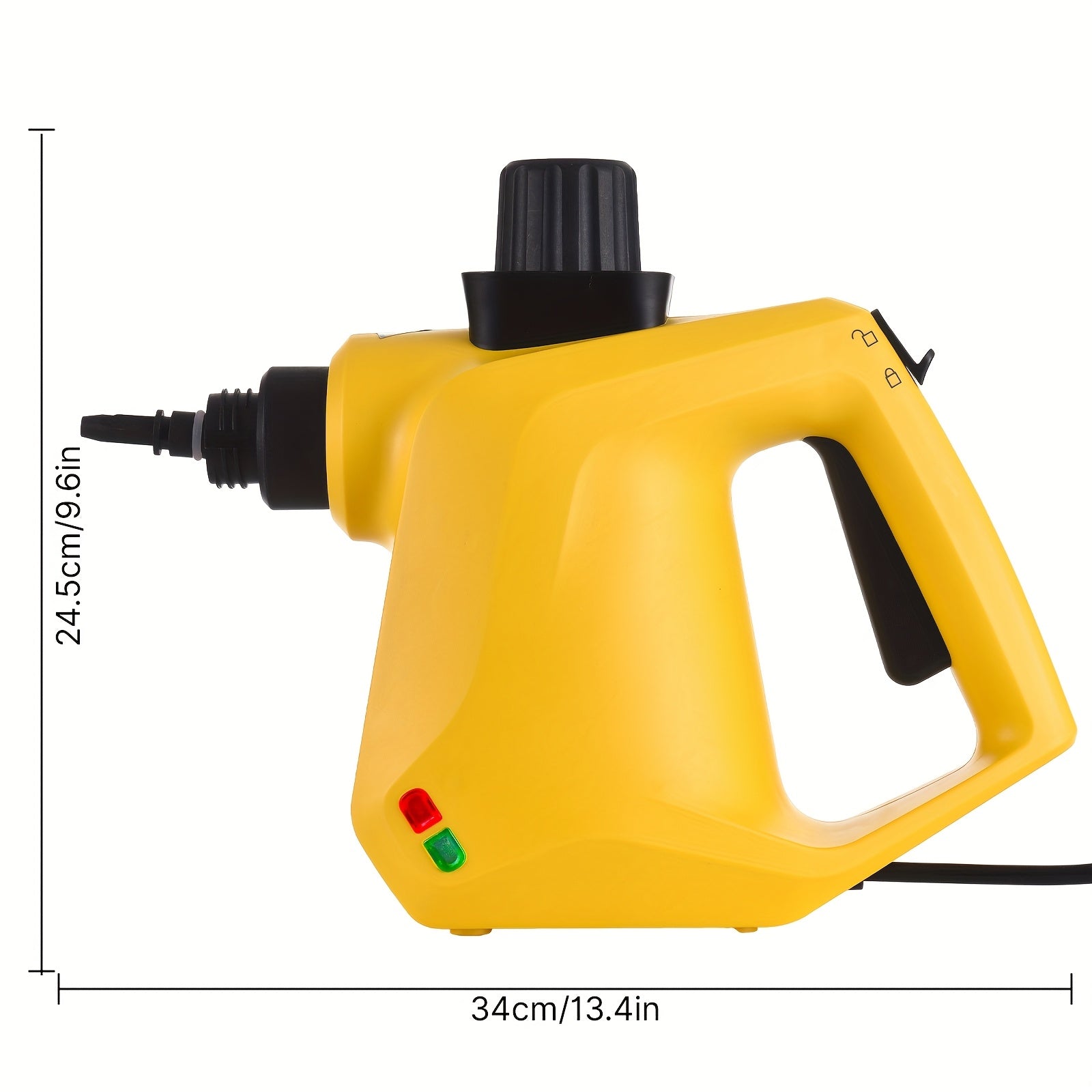 Portable Handheld Steam Cleaner with 9 Accessories for Home and Car Cleaning