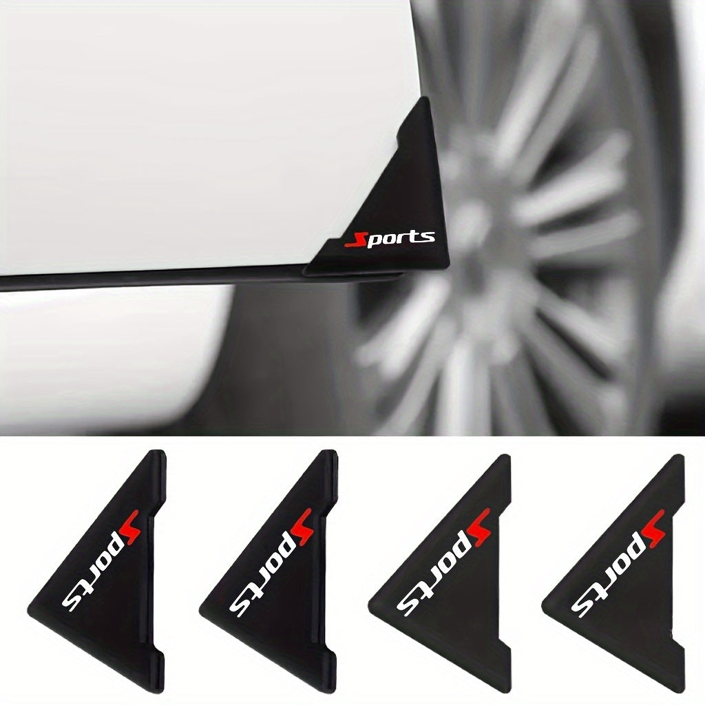 2/4pcs Universal Silicone Car Door Protector Bumper Covers Anti-Scratch