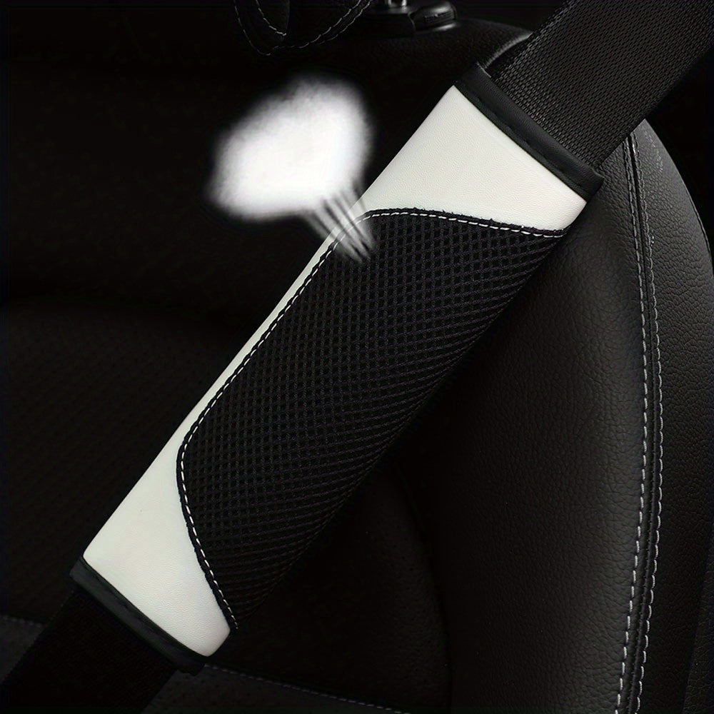 Women's Breathable Mesh Car Seat Belt Shoulder Cover Soft Comfortable Protector