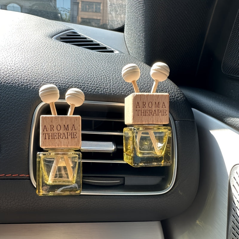 Women Car Air Outlet Perfume Bottle Clips Interior Accessories 2pcs