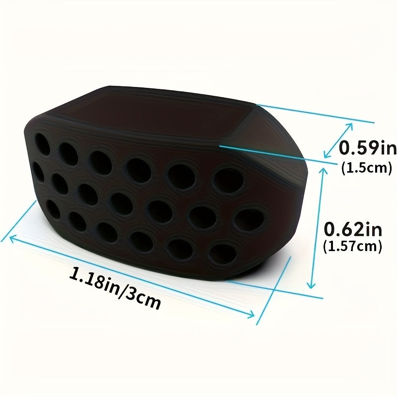 Набор силиконовых тренажеров для челюсти для мужчин и женщин, тренажер для мышц лица, уменьшение двойного подбородка