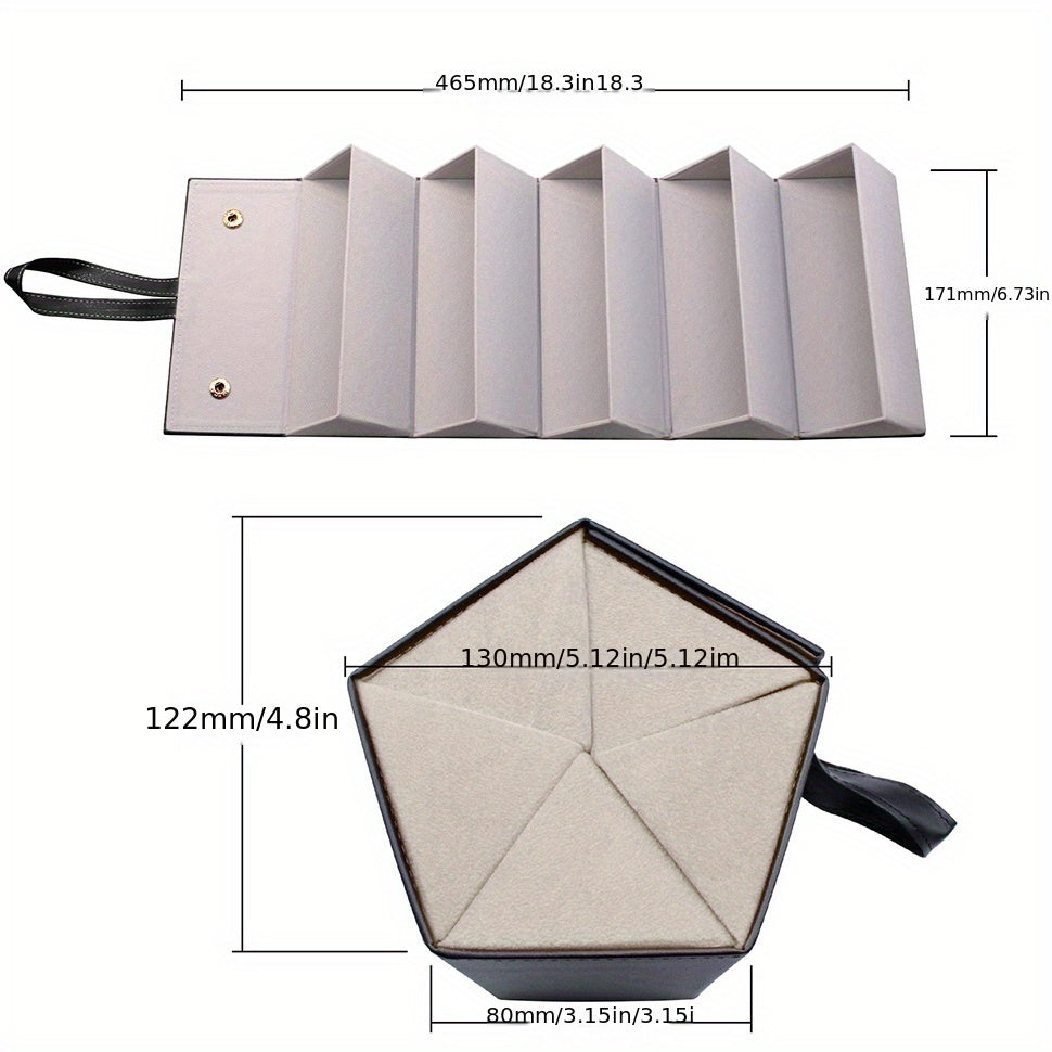 Путешествуйте стильно с 1-частным Органайзером для очков, оснащенным 5 отделениями для хранения нескольких пар очков. Эта элегантная коробка для хранения легко может висеть в вашем пространстве, чтобы держать ваши очки организованными и легко доступными.