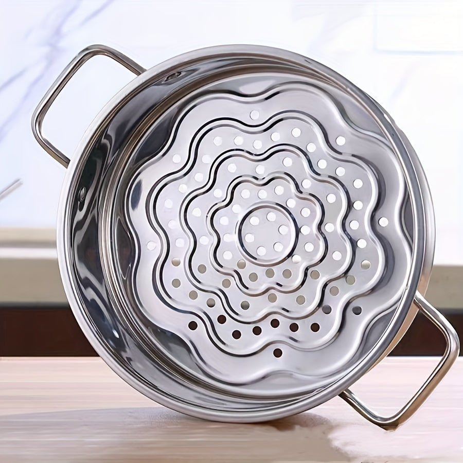 Qalin Ikki Qavatli Sho'rva Qozoni - Oila Oshxonalarida Foydalanish Uchun Ko'p Maqsadli Pishirish Qozoni