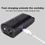 Handheld Sonic Dog Training Device with LED Light USB Rechargeable Bite Prevention