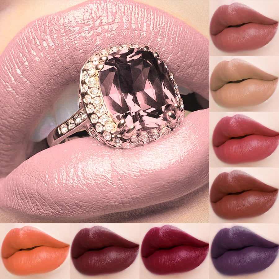 Women Long-Lasting Lipstick Set Moisturizing Waterproof Lip Gloss in Assorted Shades