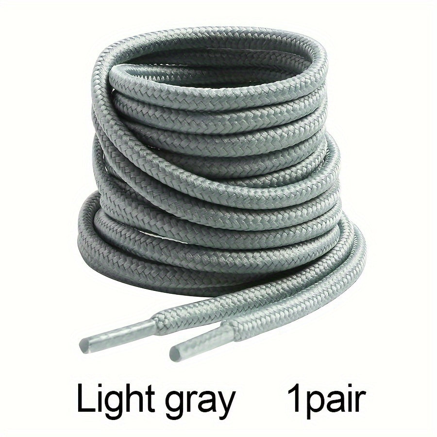 Unisex Thick Braided Polyester Shoelaces for Sneakers and Boots