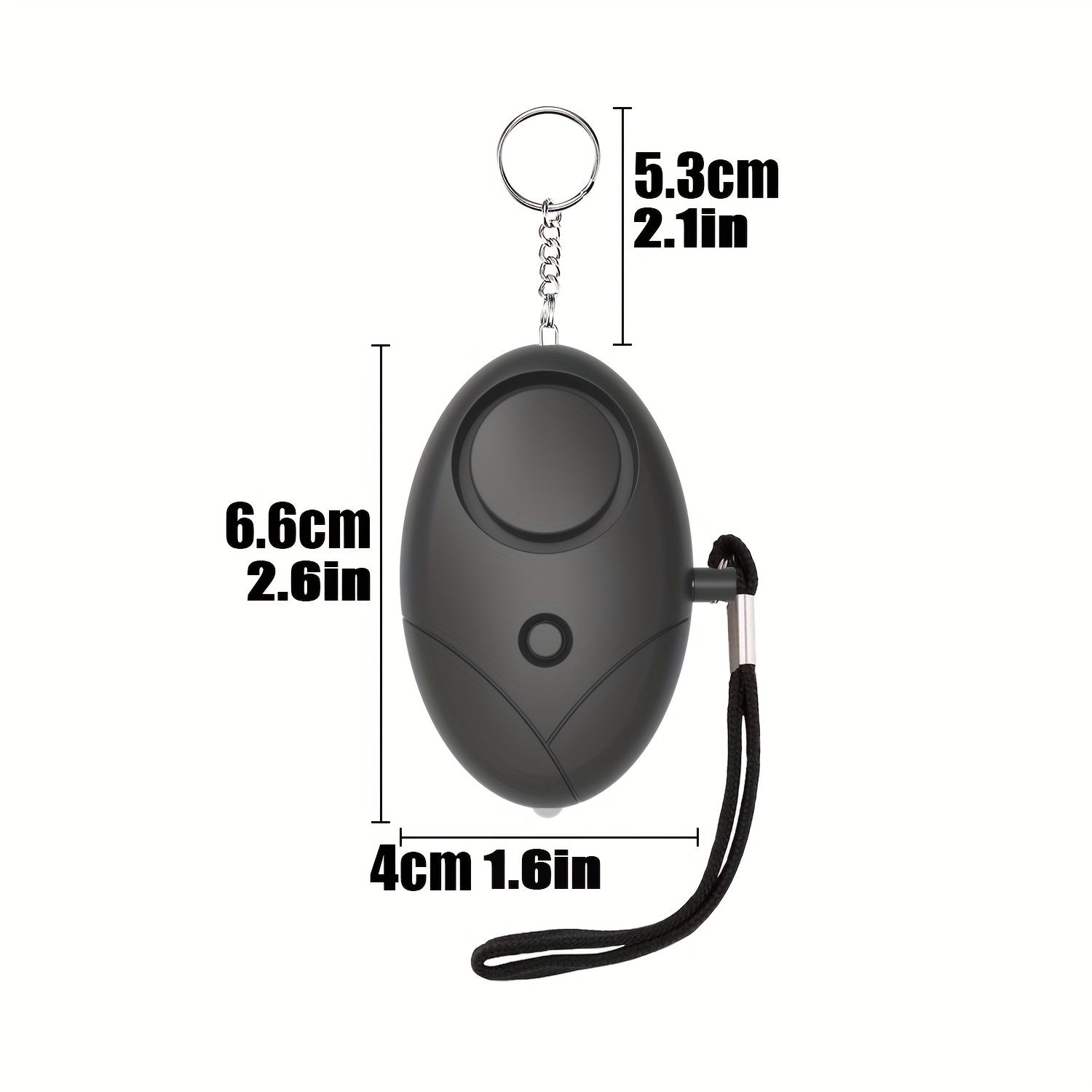 Personal Safety Alarm Keychain 130dB Emergency Security Device for Women Men Elderly