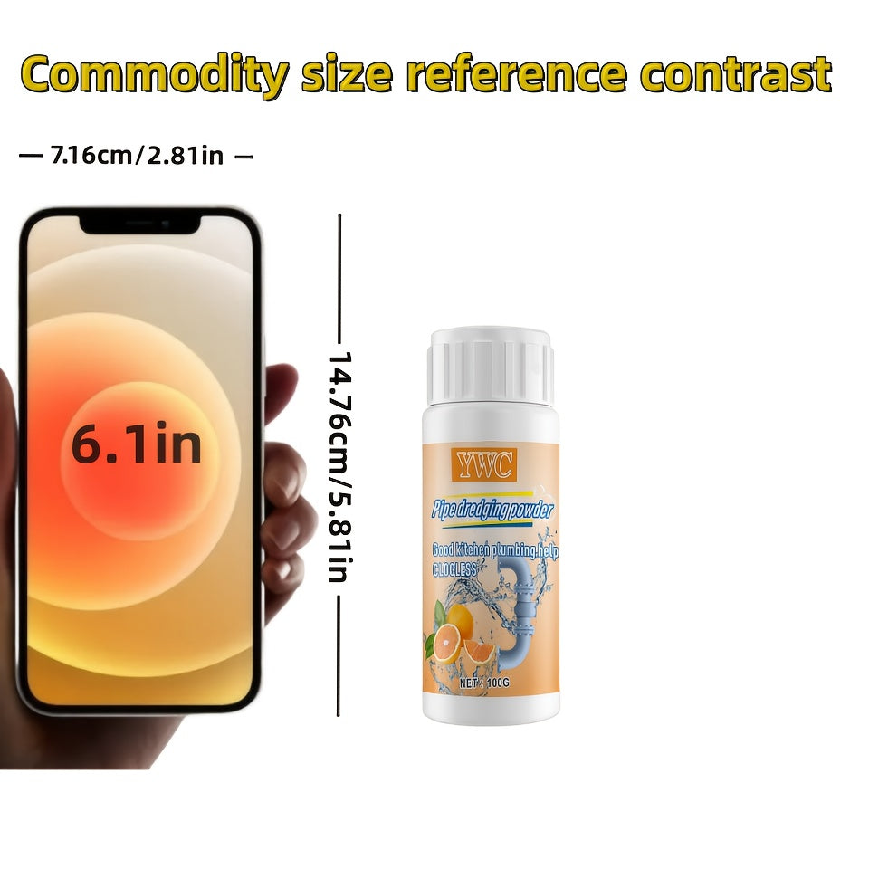 Tozalash, kanalizatsiya tozalash, hidni yo'q qilish uchun quvurlar uchun tozalash kukuni, 1 dona