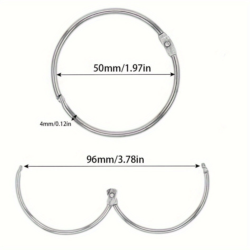Водонепроницаемые и ржавчинеустойчивые регулируемые крючки для штор в виде колец для душа в наборах по 12 или 24 штуки. Легко устанавливаются для декора ванной и спальни.