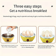 vaporizador eléctrico de una capa para uso en oficina en casa 220V ideal para huevos, verduras, mariscos