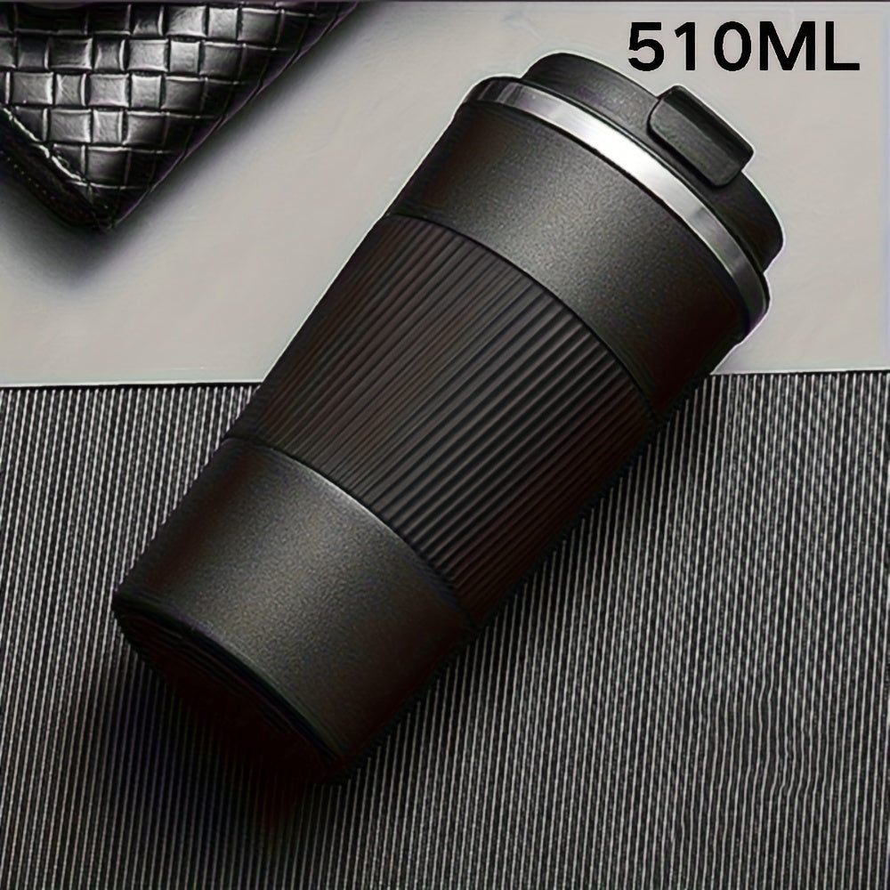 Stainless Steel Travel Mug Double Walled Insulated Leak-Proof 380ml