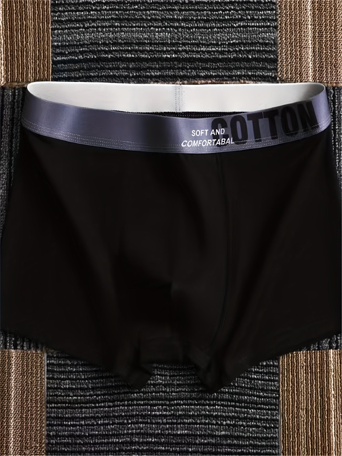 Men's Cotton Boxer Briefs 3-Pack Breathable Stretch Active Underwear