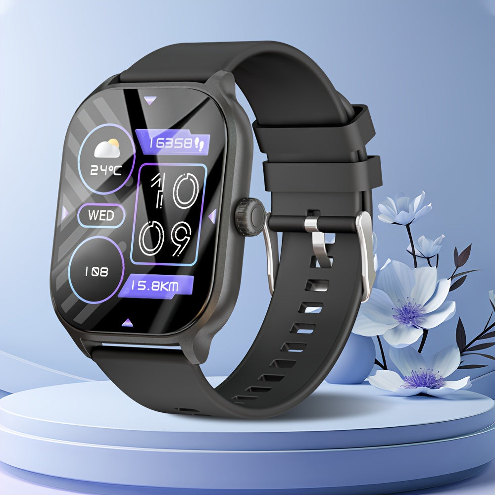 Smartwatch for Men and Women 5.11cm Touch Screen Fitness Tracker 100+ Sports Modes Wireless 5.3 Call and Text Alerts Compatible with Android and iPhone